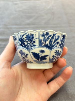 13 Chinese blue and white cups and 15 saucers, Kangxi — 照片 68
