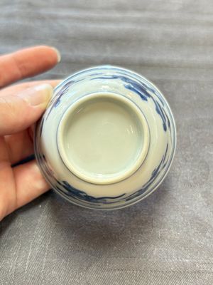 13 Chinese blue and white cups and 15 saucers, Kangxi — 照片 92