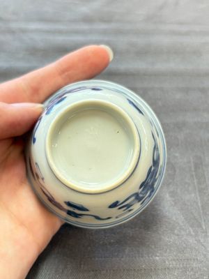 13 Chinese blue and white cups and 15 saucers, Kangxi — 照片 98