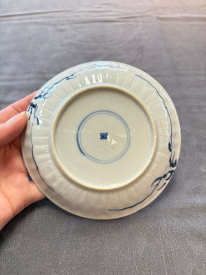 13 Chinese blue and white cups and 15 saucers, Kangxi — 照片 10