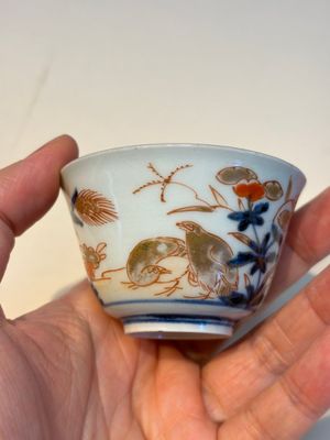 13 Chinese blue and white wares and four sets of Japanese Imari cups and saucers, 17/18th C. — foto 28