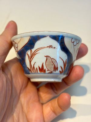 13 Chinese blue and white wares and four sets of Japanese Imari cups and saucers, 17/18th C. — foto 43