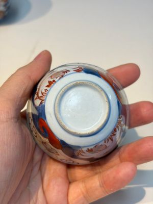 13 Chinese blue and white wares and four sets of Japanese Imari cups and saucers, 17/18th C. — foto 48