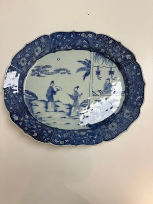 13 Chinese blue and white 'Xi Xiang Ji' serving dishes, Qianlong — 照片 3