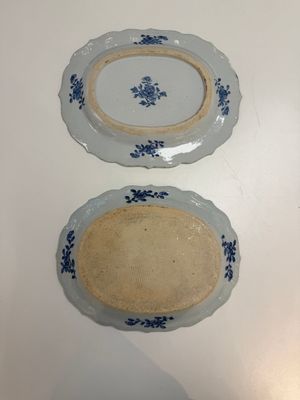 13 Chinese blue and white 'Xi Xiang Ji' serving dishes, Qianlong — 照片 8