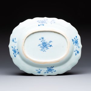 13 Chinese blue and white 'Xi Xiang Ji' serving dishes, Qianlong — 照片 13