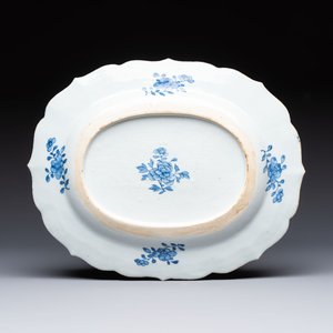 13 Chinese blue and white 'Xi Xiang Ji' serving dishes, Qianlong — 照片 15