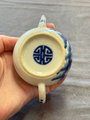 13 Chinese blue, white and polychrome wares, Kangxi and later — photo 28