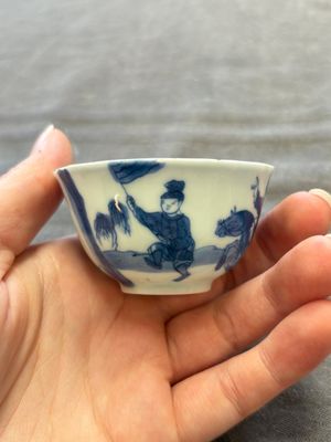 13 Chinese blue, white and polychrome wares, Kangxi and later — photo 68