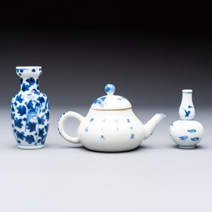 13 Chinese blue, white and polychrome wares, Kangxi and later — photo 15