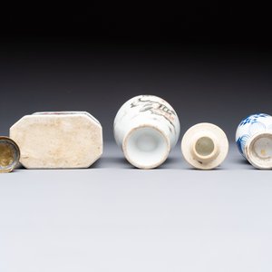 13 Chinese blue, white and polychrome wares, Kangxi and later — photo 7