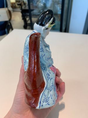13 Chinese blue, white, famille rose, verte and qianjiang cai wares, 19/20th C. — photo 45