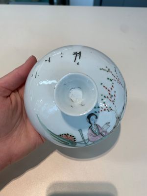 13 Chinese blue, white, famille rose, verte and qianjiang cai wares, 19/20th C. — photo 52