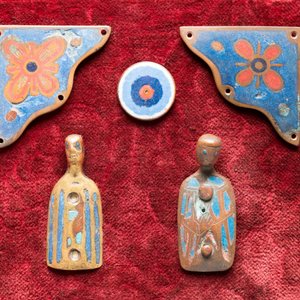 13 Limoges enamel fragments, France, 11/13th C. — photo 3