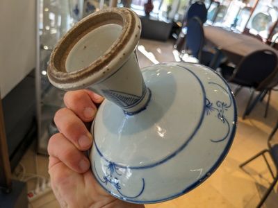 13 pièces en porcelaine de Chine en bleu et blanc, 18/20ème — photo 19