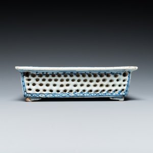 13 pièces en porcelaine de Chine en bleu et blanc, 18/20ème — photo 14