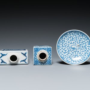 13 pieces of blue and white Chinese porcelain, 18/20th C. — 照片 10