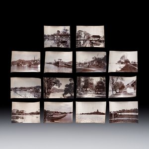 14 black and white photos of Hangzhou and the West Lake region, China, ca. 1900 — photo 1