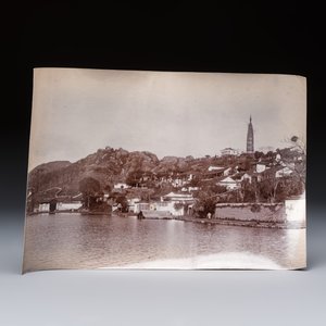 14 black and white photos of Hangzhou and the West Lake region, China, ca. 1900 — photo 12