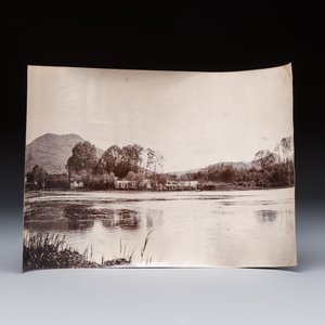 14 black and white photos of Hangzhou and the West Lake region, China, ca. 1900 — photo 3
