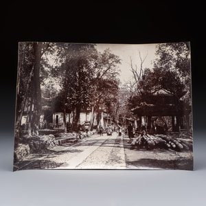 14 black and white photos of Hangzhou and the West Lake region, China, ca. 1900 — photo 5