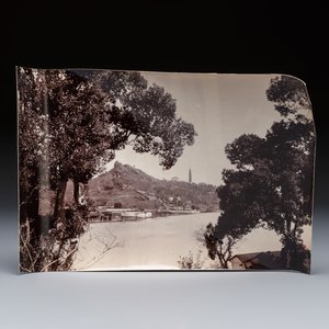 14 black and white photos of Hangzhou and the West Lake region, China, ca. 1900 — photo 6