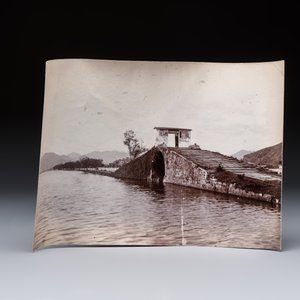 14 black and white photos of Hangzhou and the West Lake region, China, ca. 1900 — photo 7