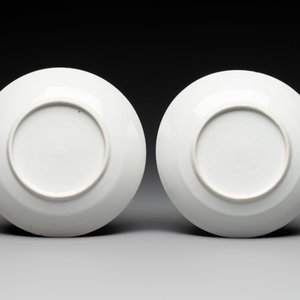 14 Chinese Canton famille rose 'Wu Shuang Pu-style' cups and saucers, 19th C. — photo 14