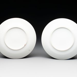 14 Chinese Canton famille rose 'Wu Shuang Pu-style' cups and saucers, 19th C. — photo 22