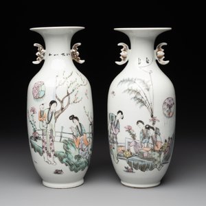15 Chinese famille rose, qianjiang cai and monochrome wares, 19/20th C. — photo 13
