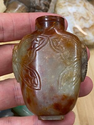 15 Chinese snuifflessen in hardsteen, glas en walnoot, 19/20e eeuw — foto 29