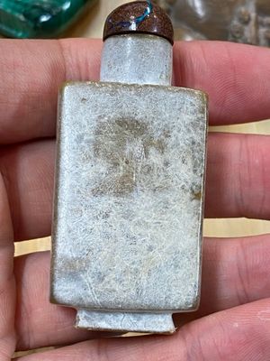 15 Chinese snuifflessen in hardsteen, glas en walnoot, 19/20e eeuw — foto 45