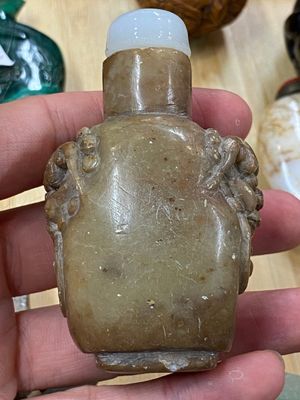 15 Chinese snuifflessen in hardsteen, glas en walnoot, 19/20e eeuw — foto 50