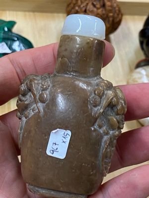 15 tabatières en pierres dures, verre et noyer, Chine, 19/20ème — photo 53