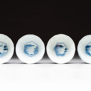 16 Chinese blue and white wares, Kangxi/Yongzheng — photo 12