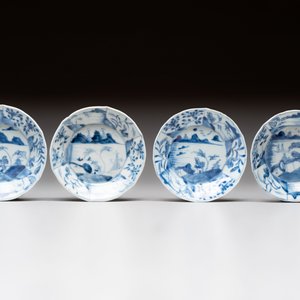 16 Chinese blue and white wares, Kangxi/Yongzheng — photo 2