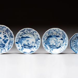 16 Chinese blue and white wares, Kangxi/Yongzheng — photo 4