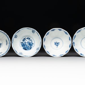 17 Chinese blue, white and Imari-style white wares, Kangxi/Yongzheng — photo 7