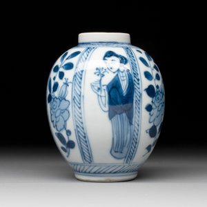 17 Chinese blue, white and Imari-style white wares, Kangxi/Yongzheng — photo 10