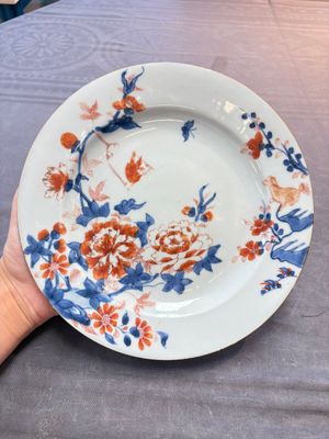 17 Chinese famille rose, Imari-style and European-decorated plates and saucers, Kangxi/Qianlong — 照片 15