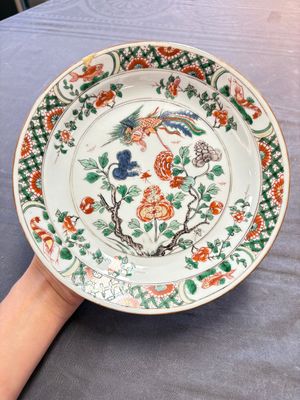 17 Chinese famille rose, Imari-style and European-decorated plates and saucers, Kangxi/Qianlong — 照片 3