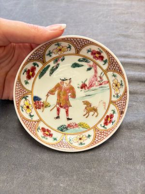 17 Chinese famille rose, Imari-style and European-decorated plates and saucers, Kangxi/Qianlong — 照片 33