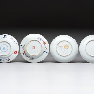 17 Chinese famille rose, Imari-style and European-decorated plates and saucers, Kangxi/Qianlong — 照片 11