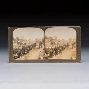 17 stereoview cards with views of China, depicting street scenes, architecture and daily life, 19/20th C. — foto 27