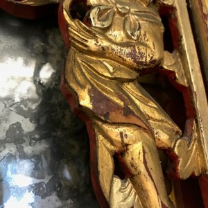 18世纪，木框镀金人物画 — 照片 17