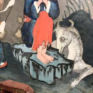 18世纪，木框镀金人物画 — 照片 35