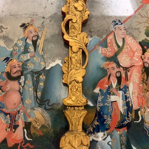 18世纪，木框镀金人物画 — 照片 6
