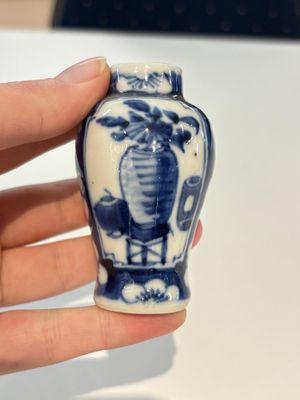18 Chinese blue and white wares, Kangxi and later — photo 102