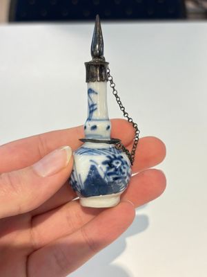 18 Chinese blue and white wares, Kangxi and later — photo 117