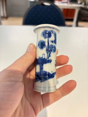 18 Chinese blue and white wares, Kangxi and later — photo 20